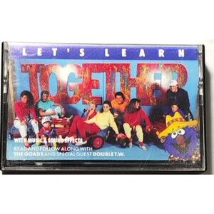 Let’s Learn Together Cassette Tape Children’s Educational Songs Learning Vintage